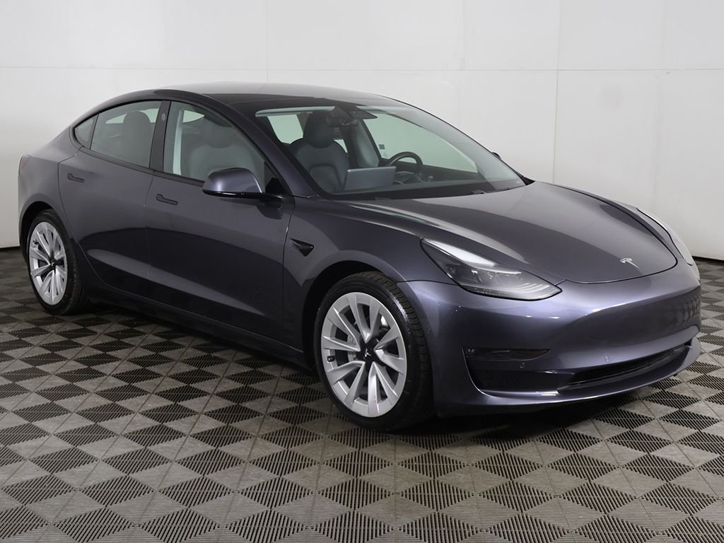 Used 2021 Tesla Model 3 Base with VIN 5YJ3E1EBXMF990029 for sale in Parma, OH