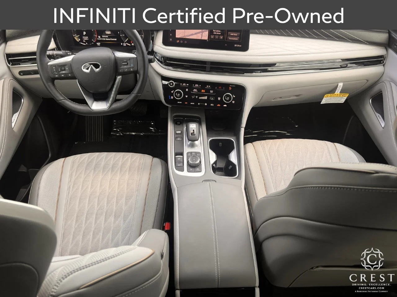 Certified Used 2027 Warm Titanium Black Obsid INFINITI AUTOGRAPH image 12