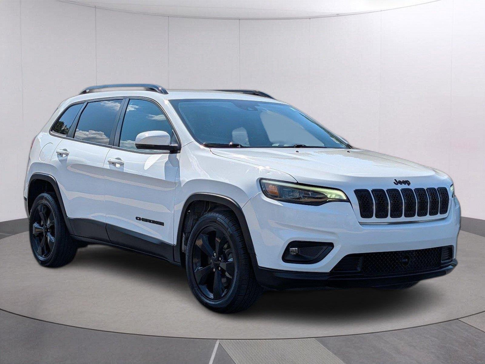 Used 2021 Bright White Clearcoat Jeep Altitude image 7