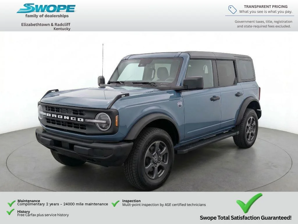 Used 2025 Azure / Gray Metallic Ford Big Bend image 1