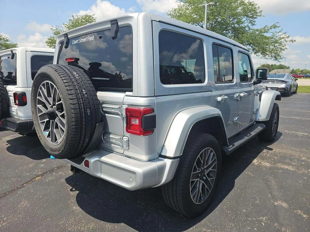 Used 2023 Silver Jeep Sahara 4xe image 2