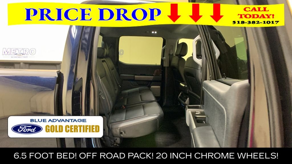 Certified Used 2022 Blue Metallic Ford Lariat image 15