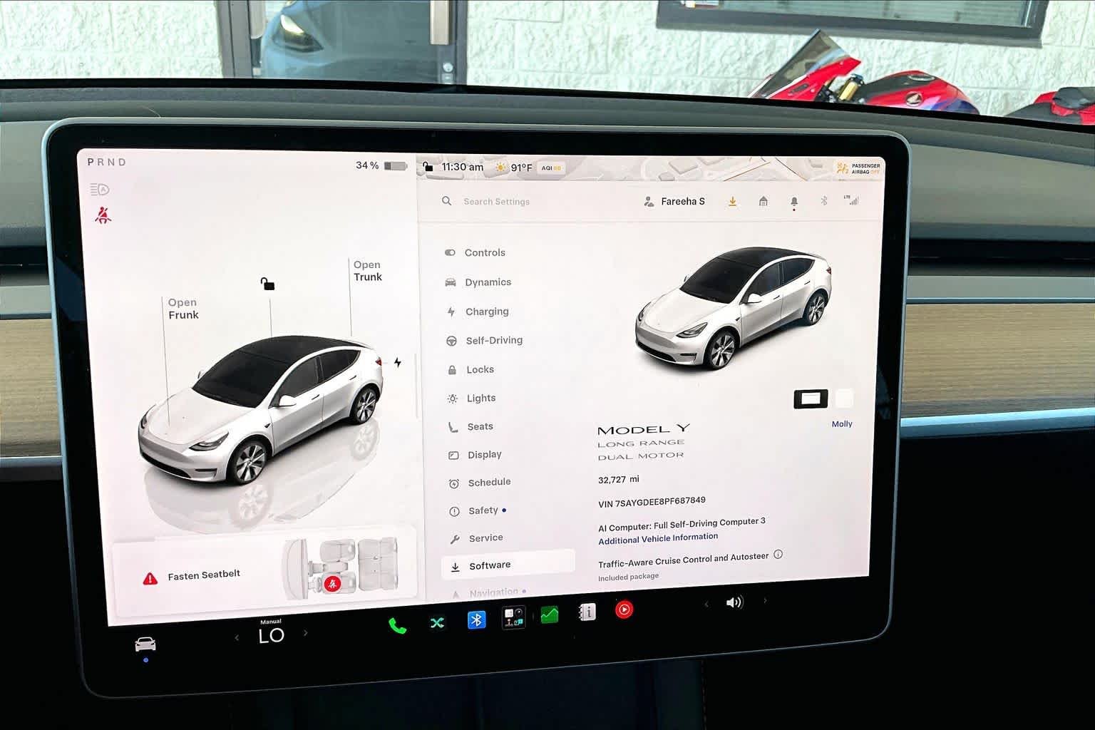 Used 2023 Pearl White Multi Tesla  image 25