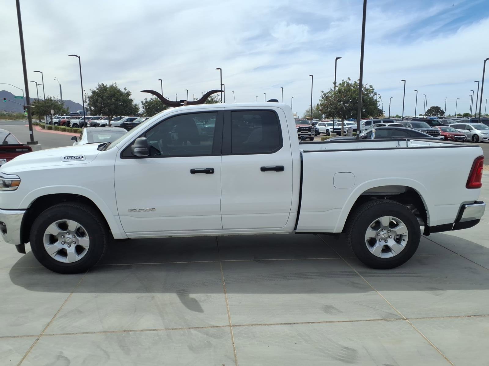 New 2026 Bright White Clear-Coat Exterior Paint RAM Big Horn image 3