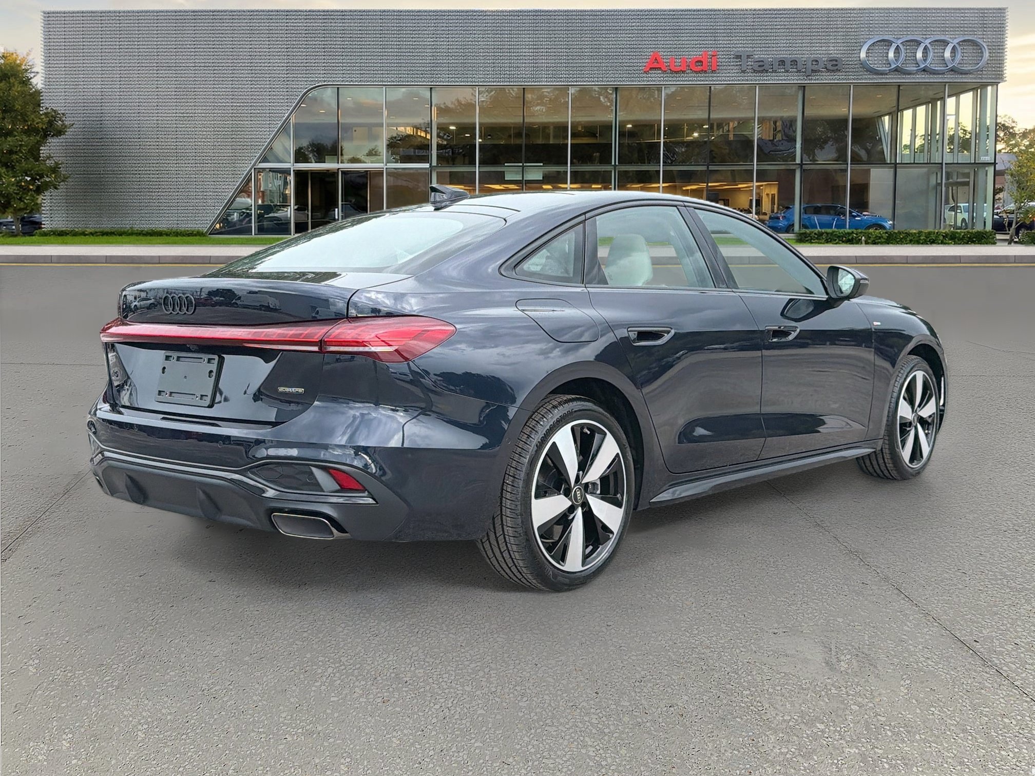 New 2026 Firmament Blue Metallic Audi Premium Plus image 3