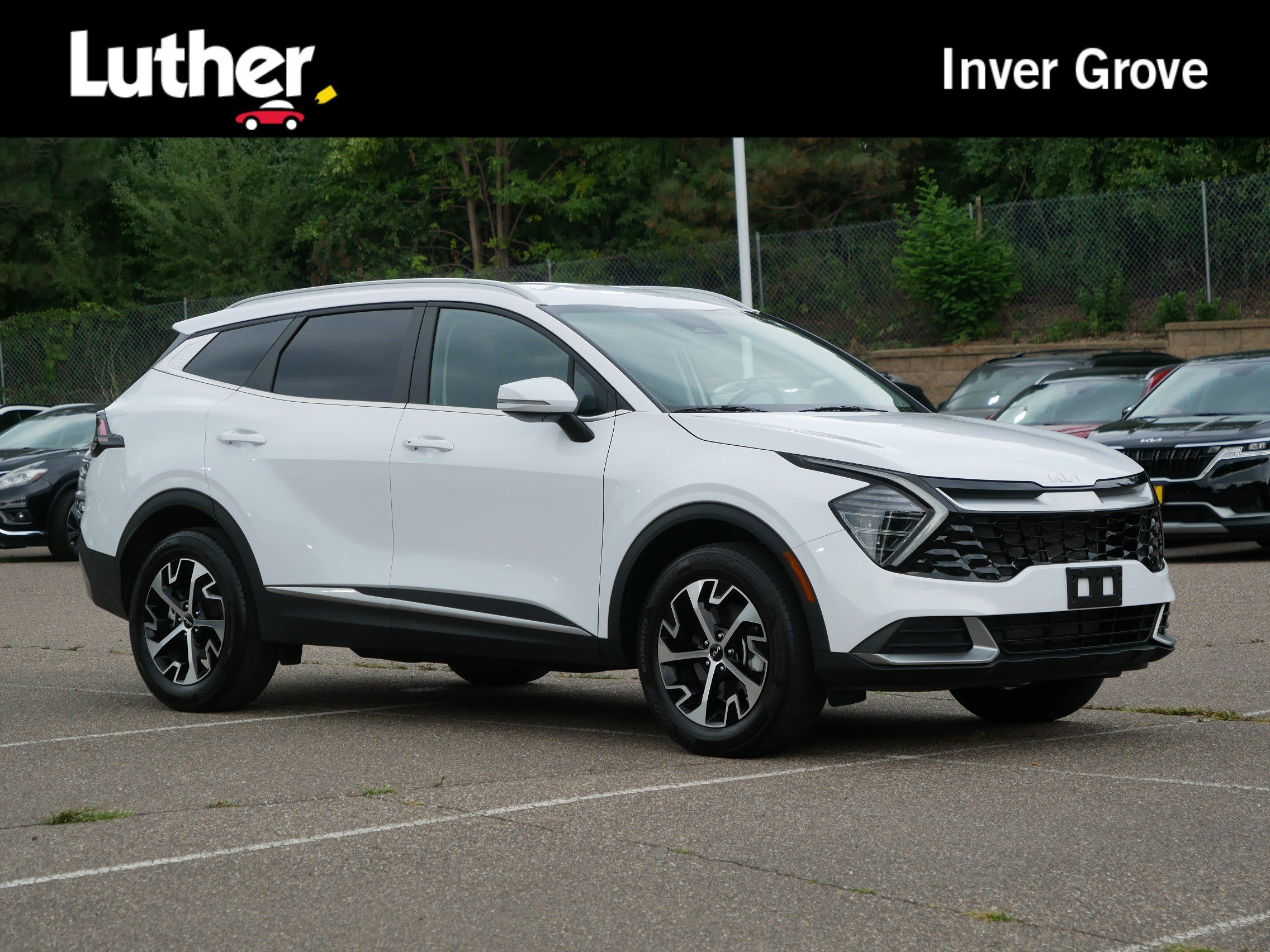 Used 2024 Glacial White Pearl Kia EX image 1