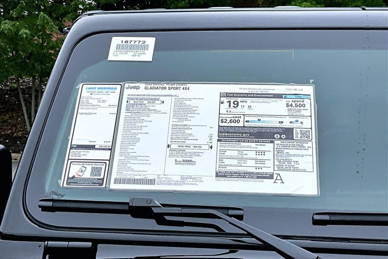 New 2026 Black Clear-Coat Exterior Paint Jeep Sport image 36