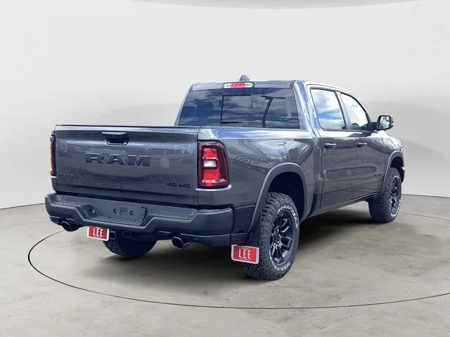 New 2026 Granite Crystal Metallic Clearcoat Ram REBEL CREW CAB 4X4 5