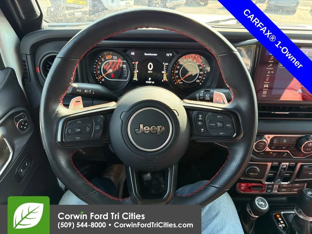 Used 2024 Bright White Clearcoat Jeep Rubicon 392 image 10