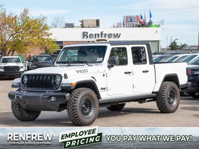2026 Jeep Gladiator Willys*, Black Rhino Wheels, 33 Inch Tires
