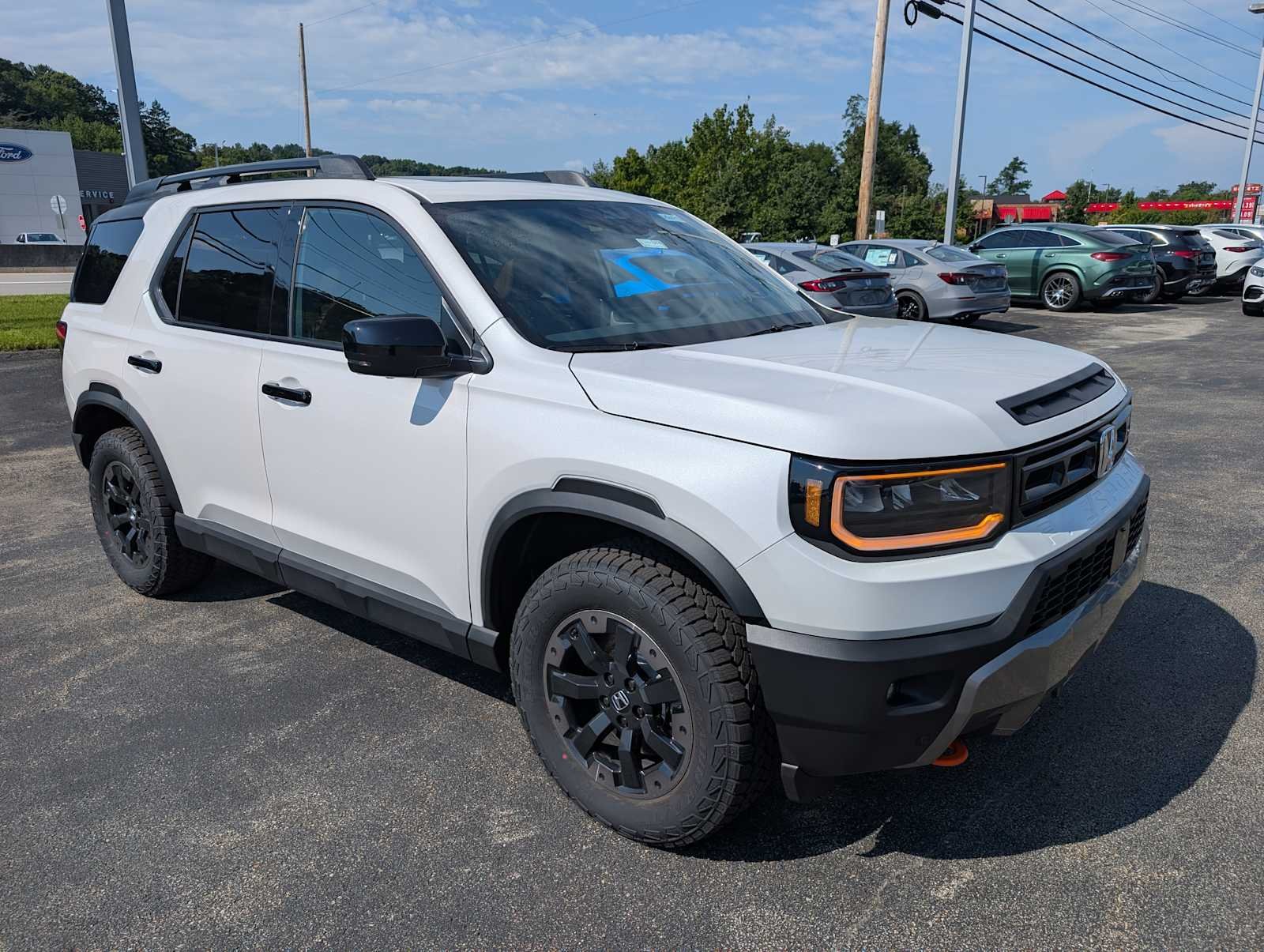 New 2026 Platinum White Pearl Honda TrailSport Elite image 6