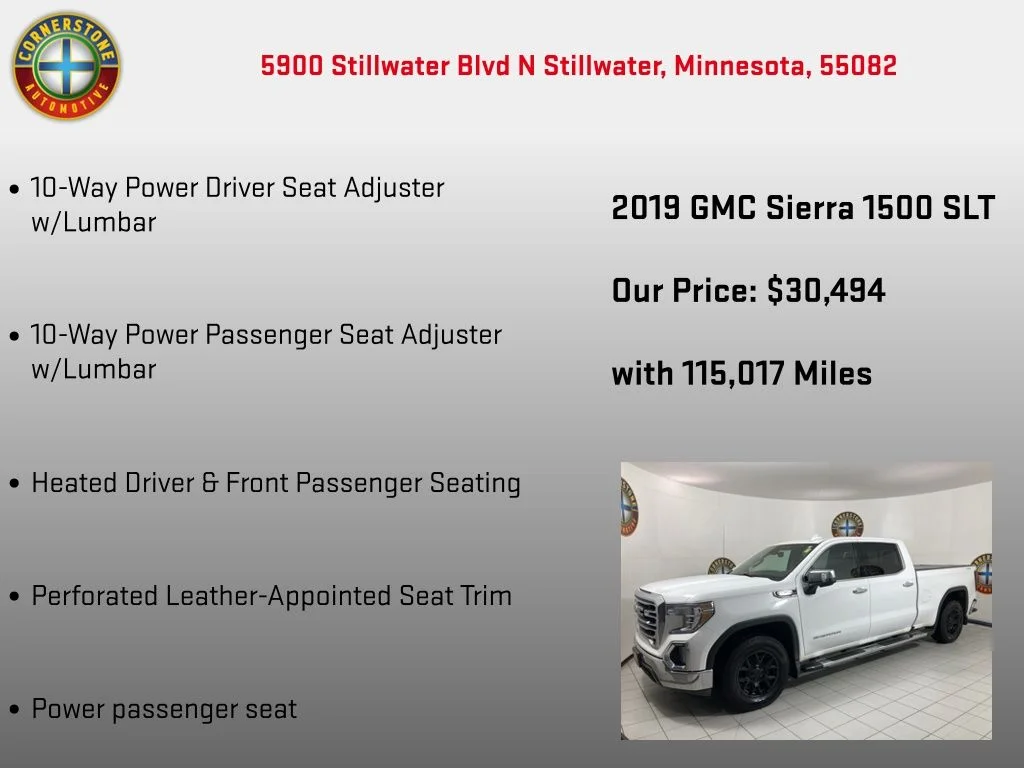 Used 2019 White GMC SLT image 15