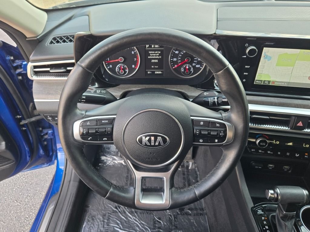 Used 2021 Sapphire Blue Kia EX image 31