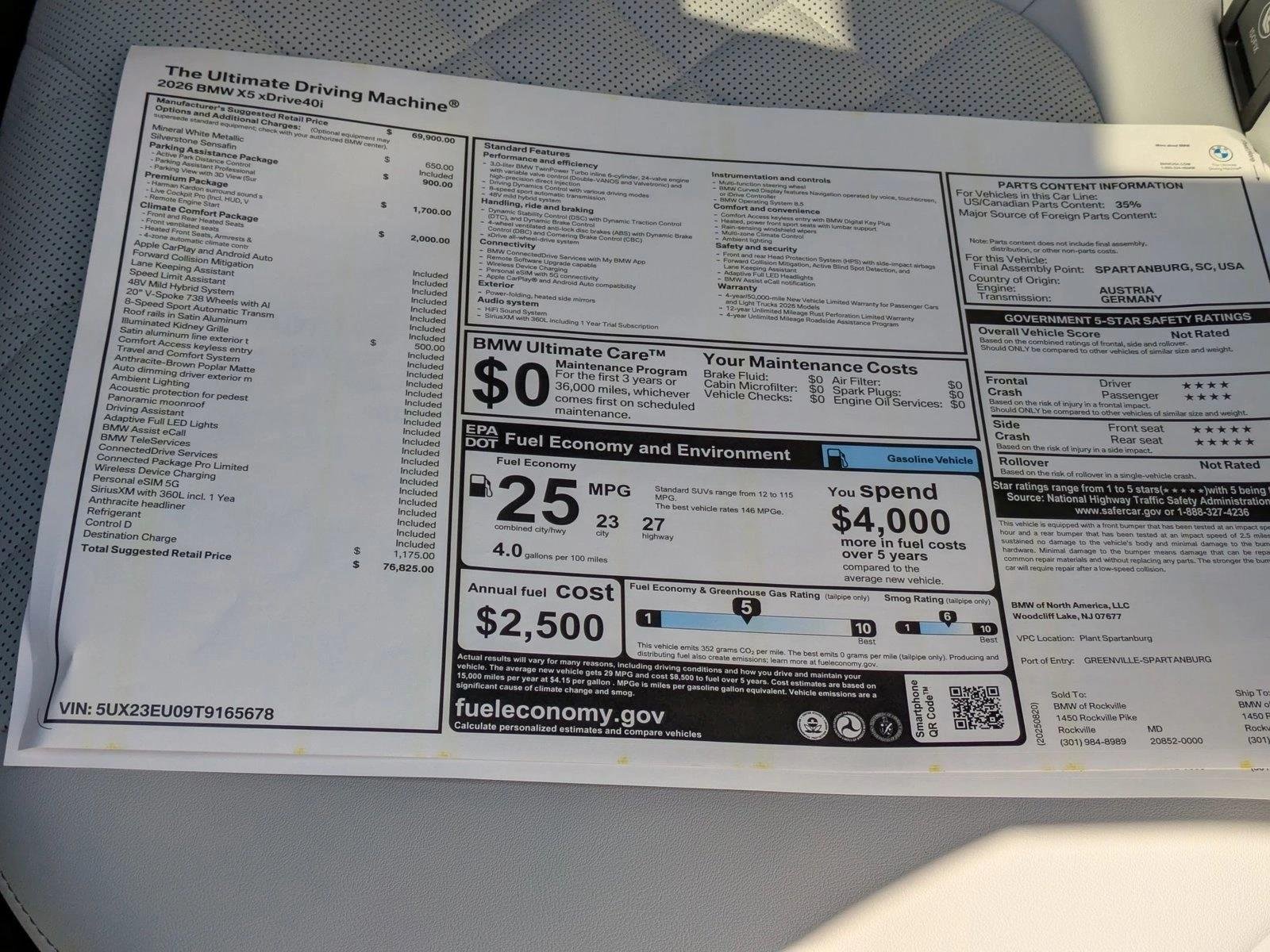 Used 2026 Mineral White Metallic BMW xDrive40i image 19