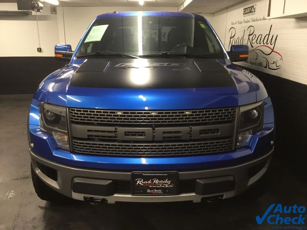 Used 2014 Blue Ford SVT Raptor image 4