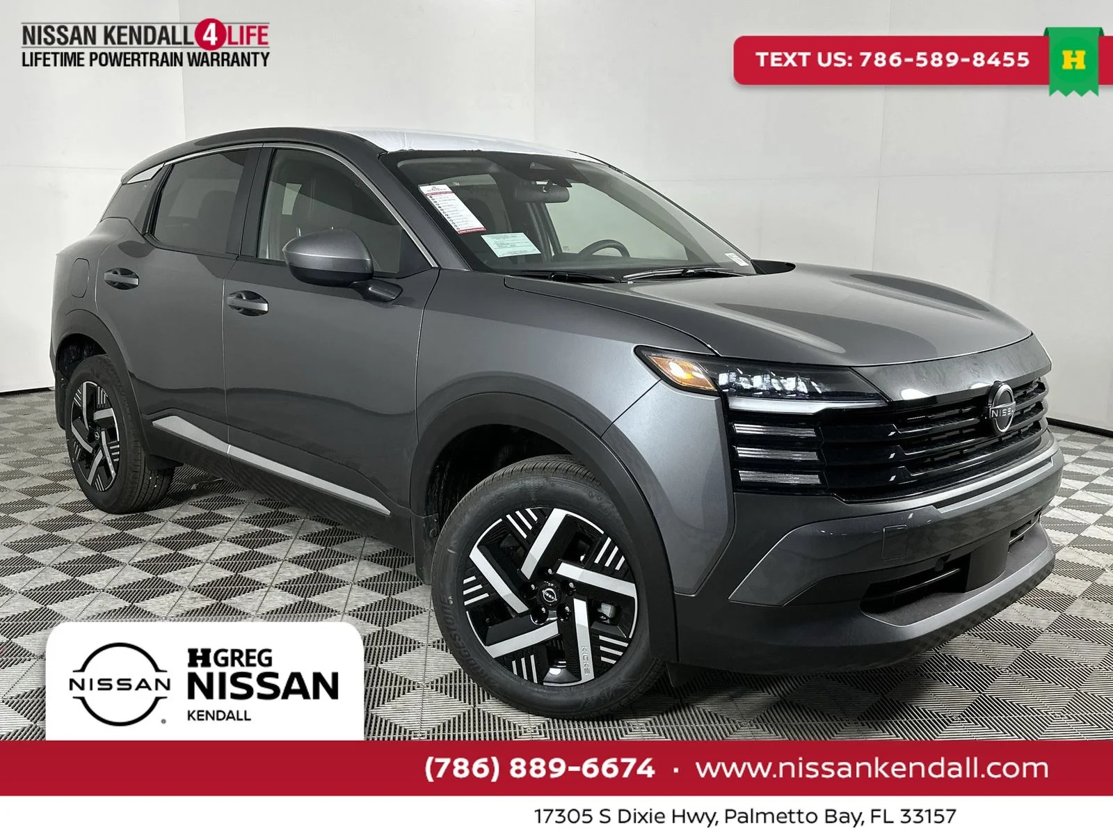 New 2026 Gun Metallic Nissan SV image 1