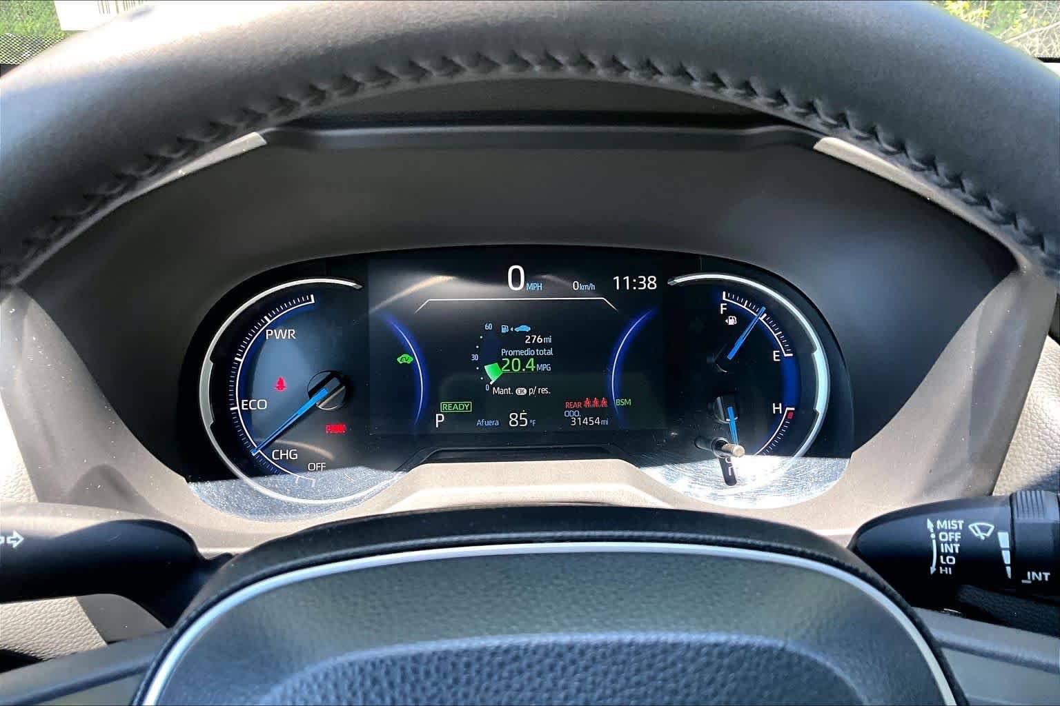 Used 2024 Wind Chill Pearl/Midnight Black Metallic Toyota Hybrid XSE image 26