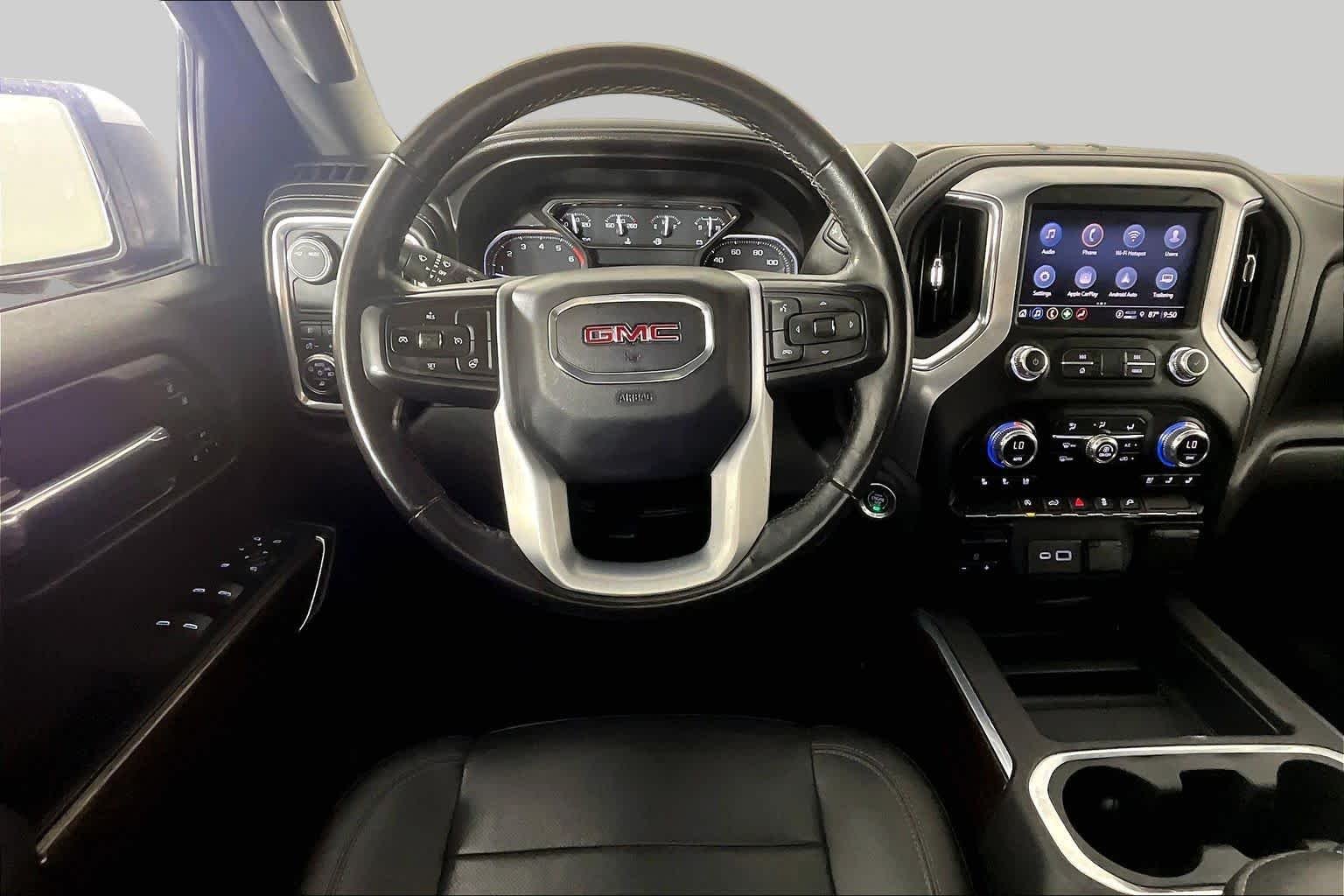 Used 2021 Pacific Blue Metallic GMC SLT image 6