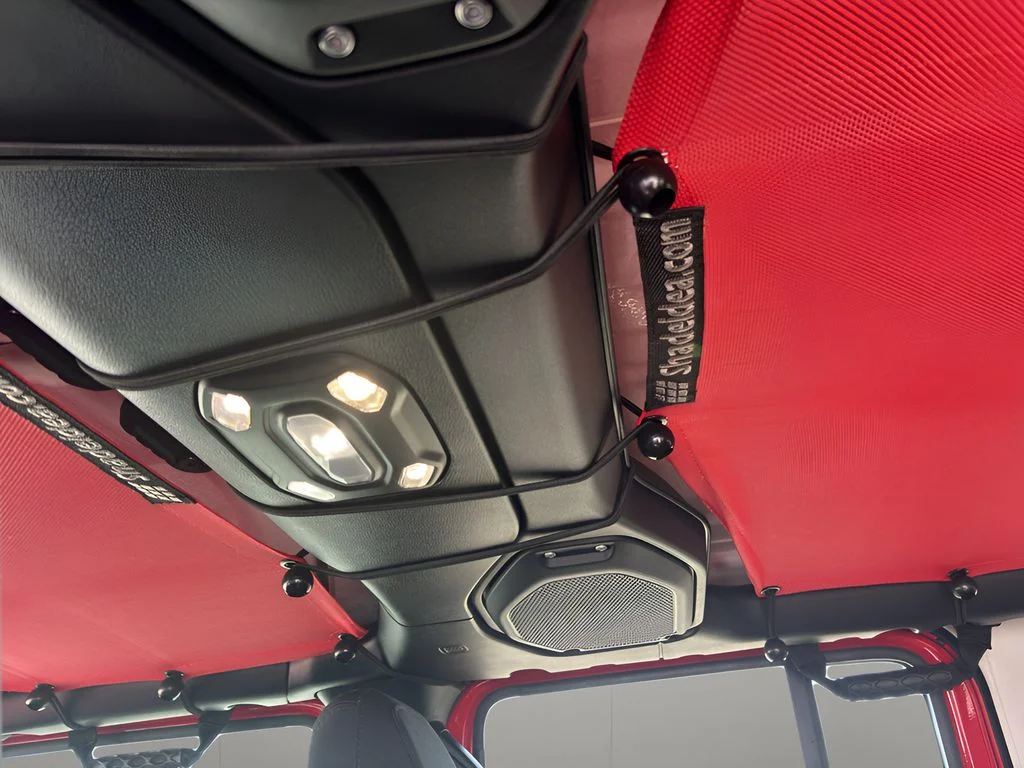 Used 2021 Firecracker Red Clearcoat Jeep Unlimited Sahara image 28