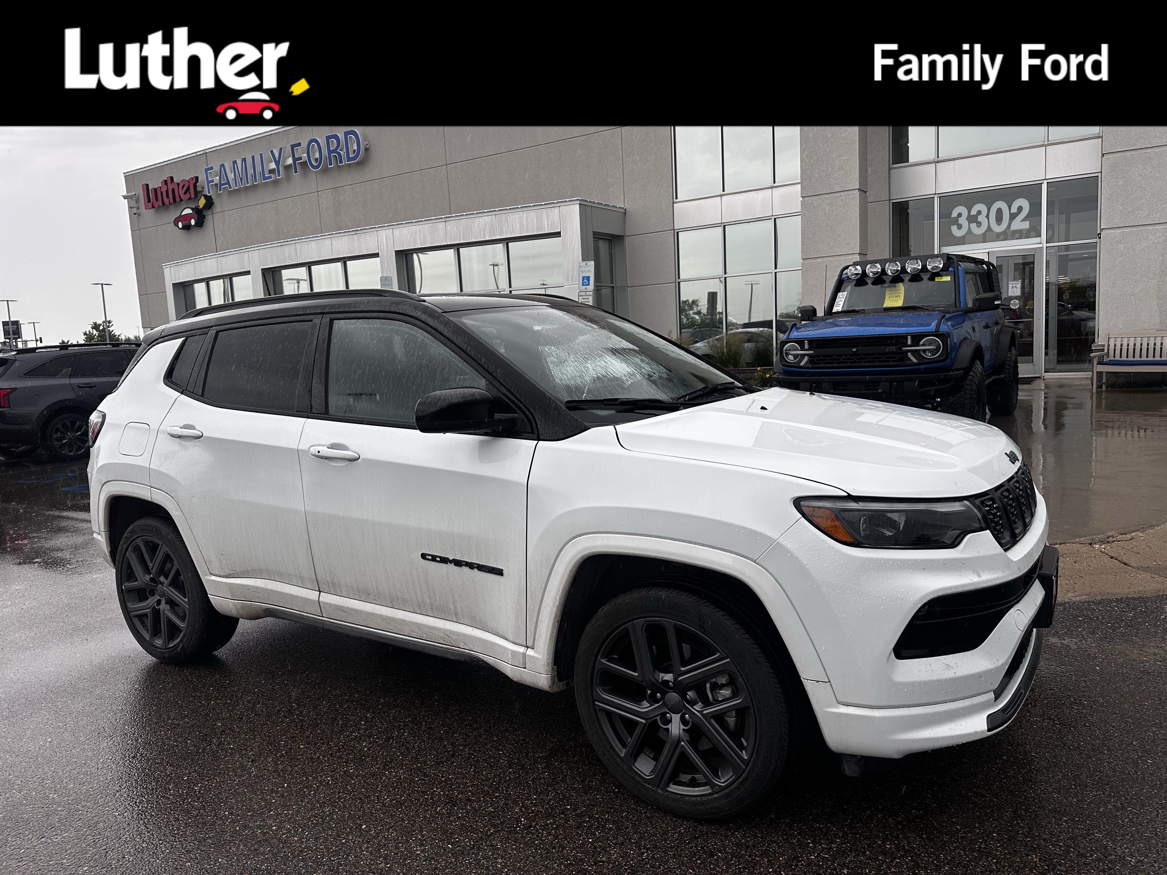 Used 2024 Bright White Clearcoat Jeep Limited image 1