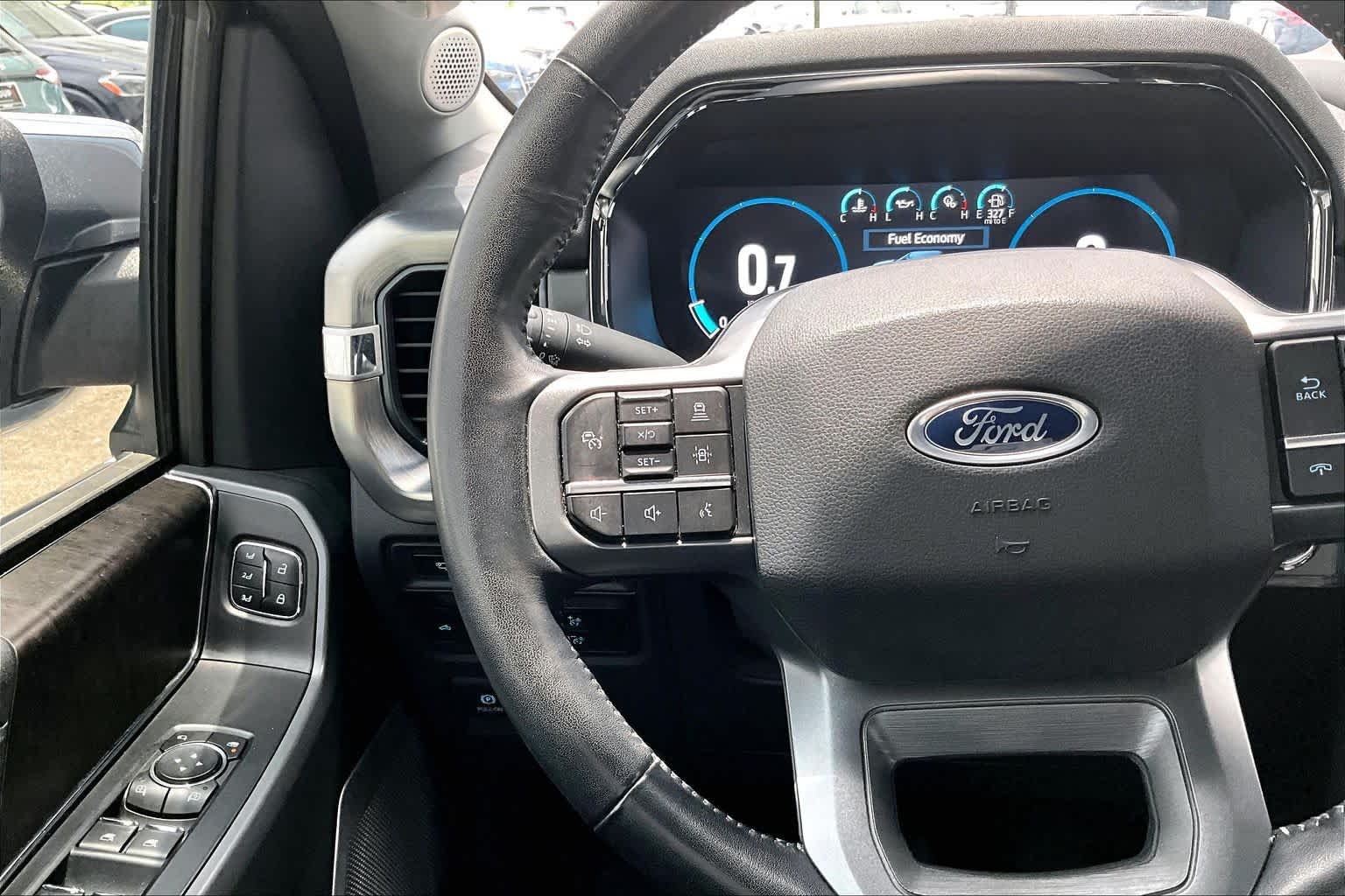 Used 2023 Azure Gray Metallic Tri-Coat Ford LARIAT image 24