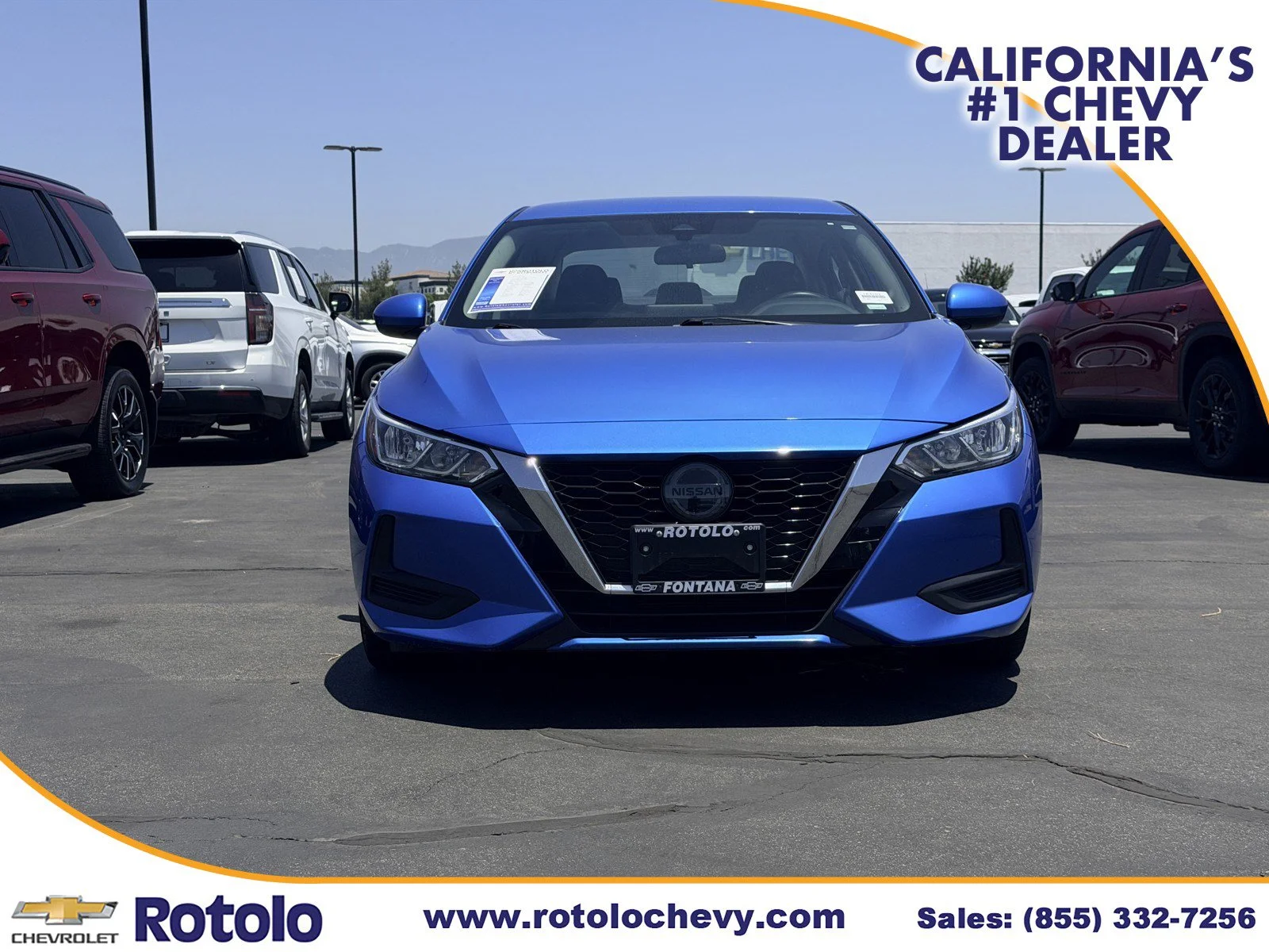 Used 2023 Electric Blue Metallic Nissan SV image 2