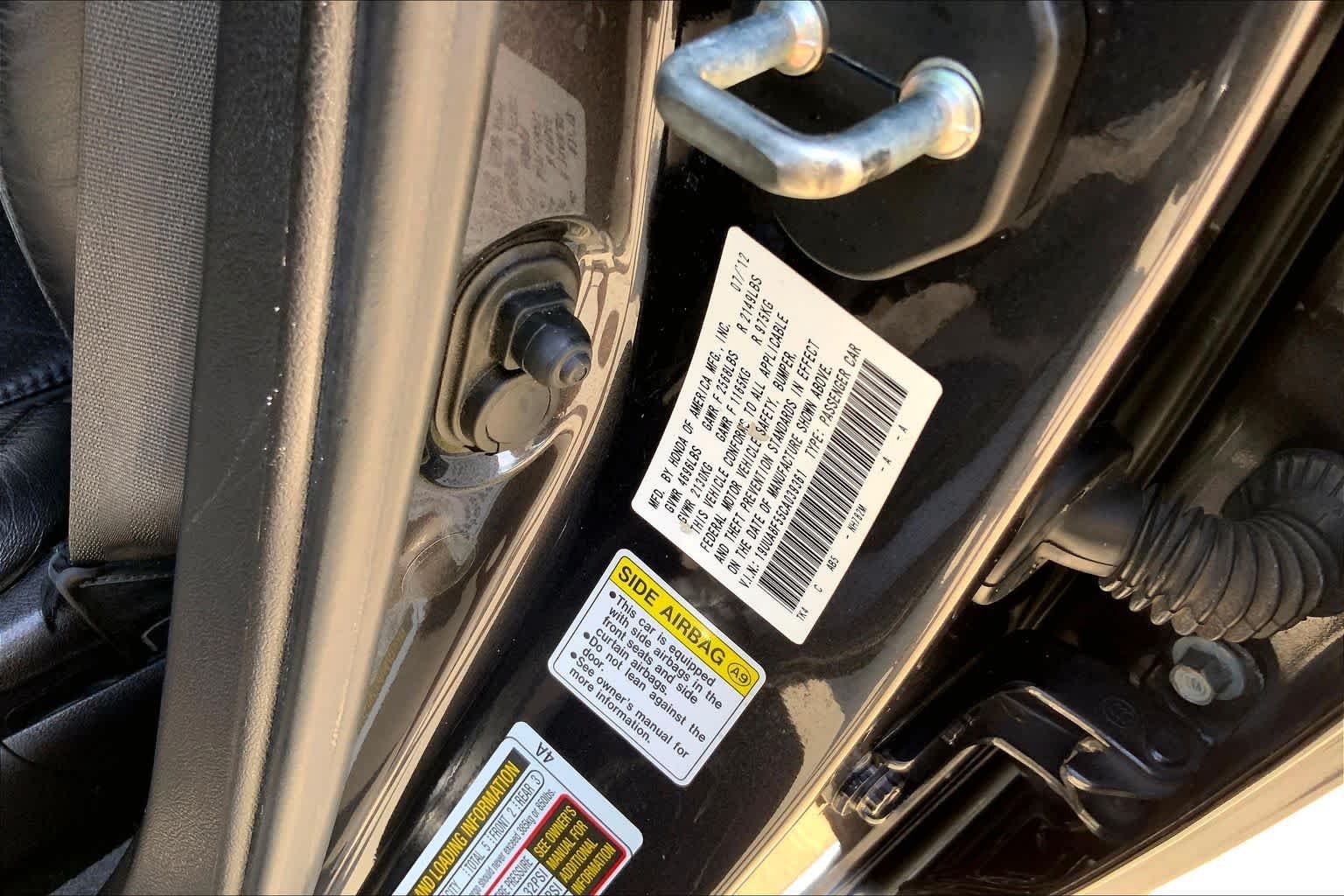 Used 2012 Graphite Luster Metallic Acura Tech Auto image 34