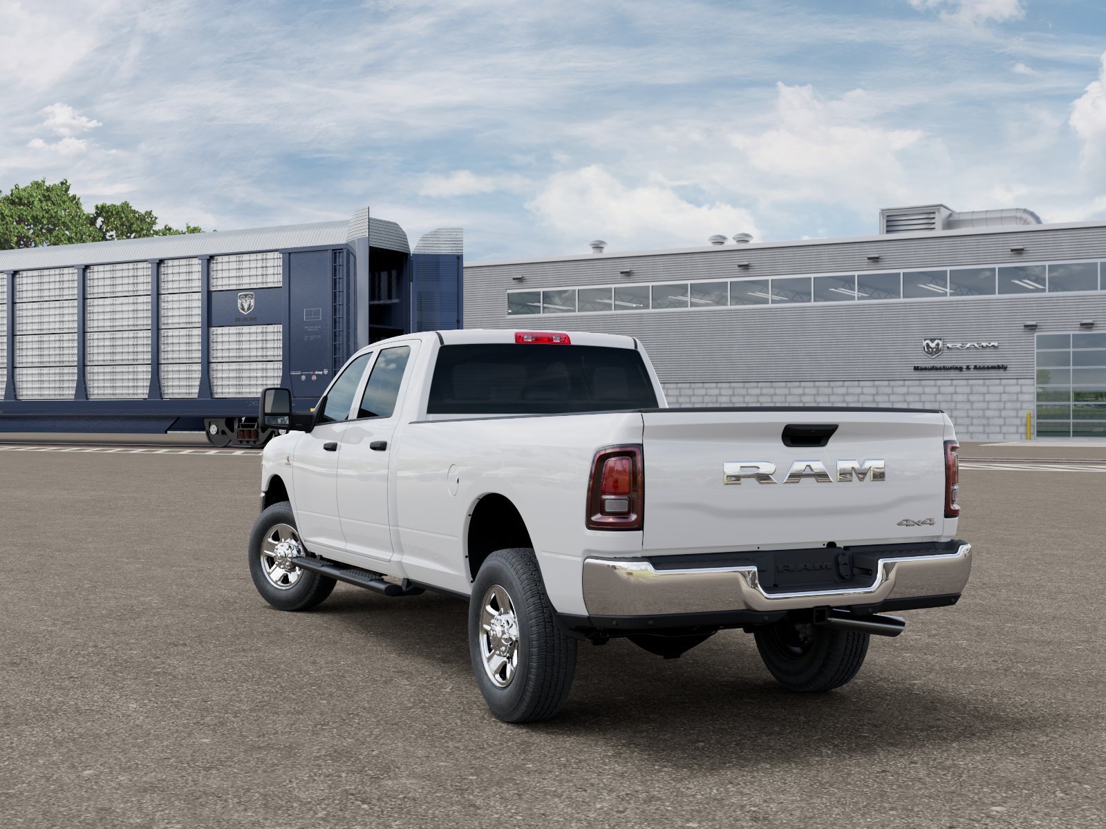 New 2026 Bright White Clear-Coat Exterior Paint RAM Tradesman image 4