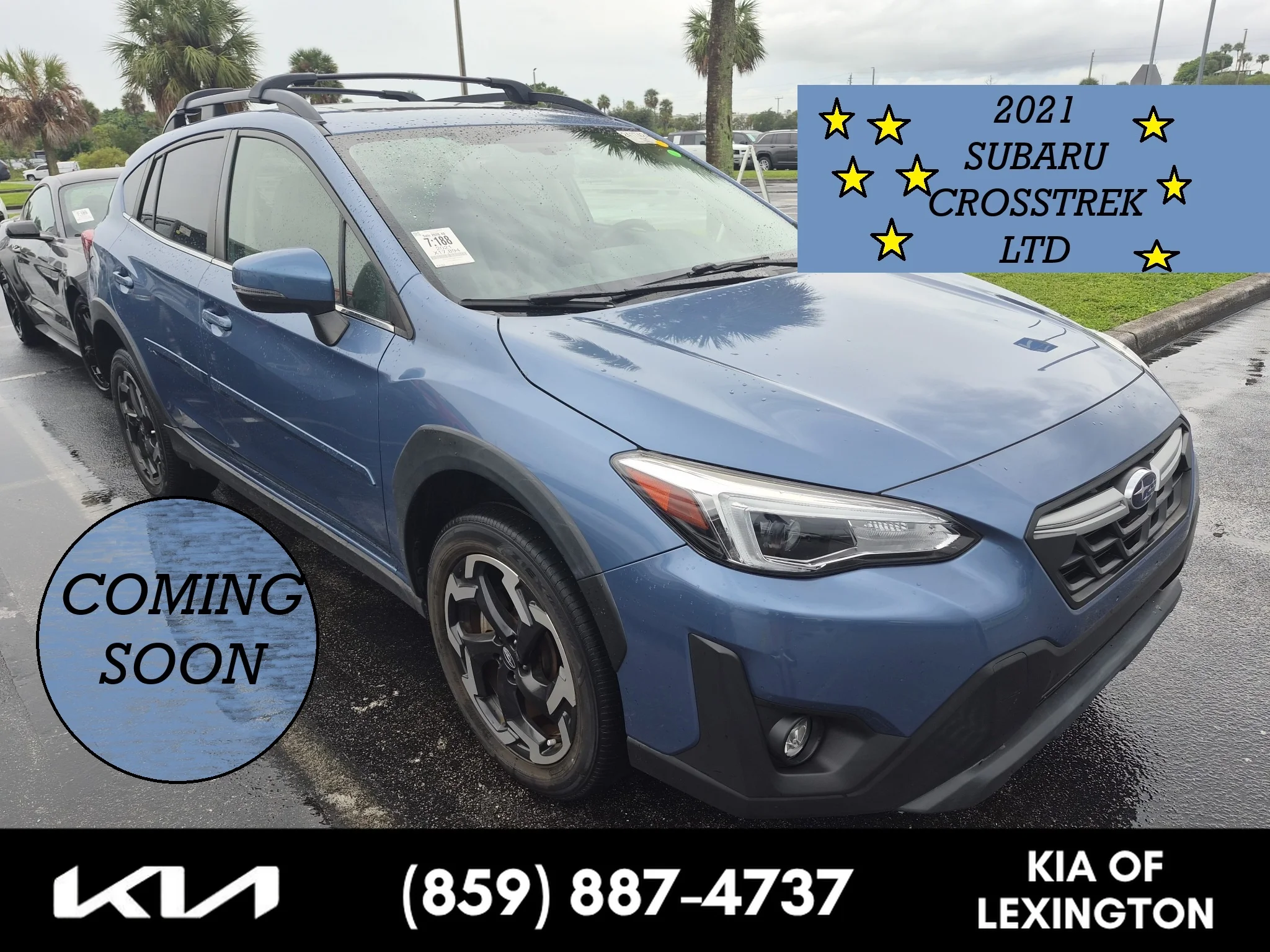 Used 2021 Horizon Blue Pearl Subaru Limited image 1