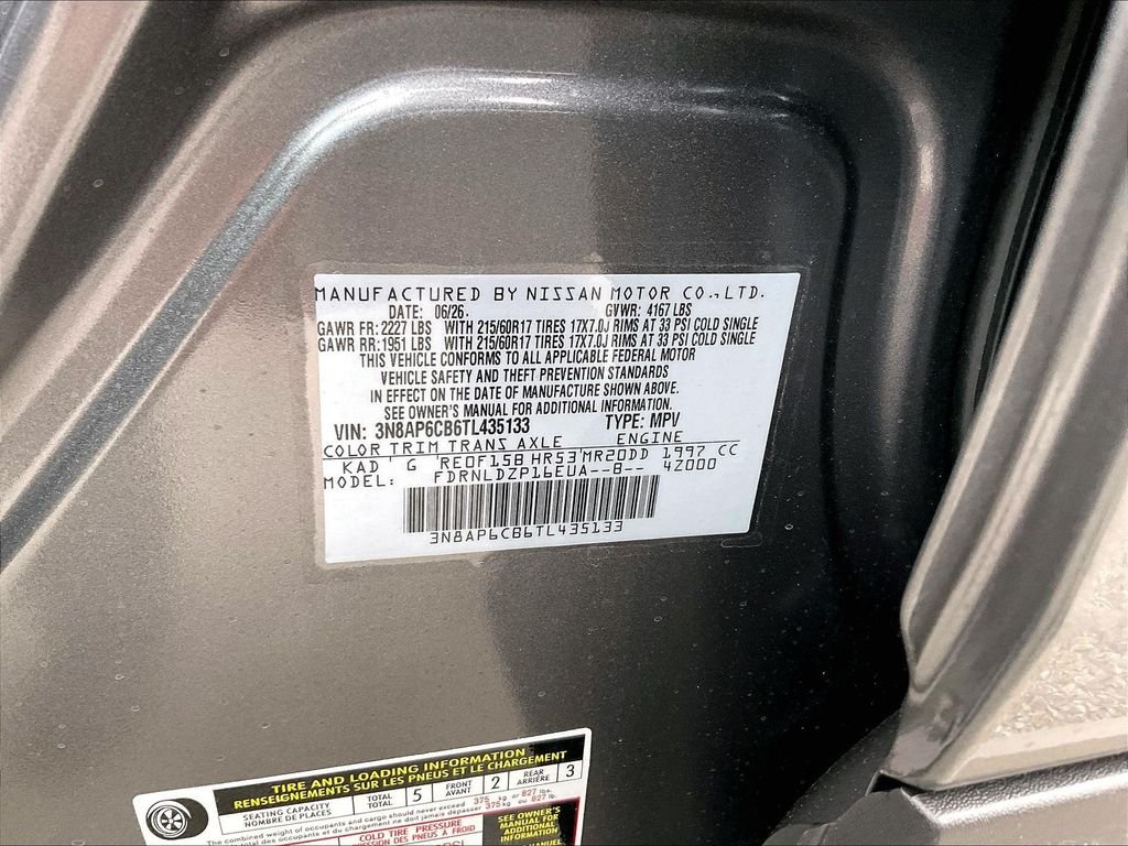 New 2026 Gun Metallic Nissan SV image 16