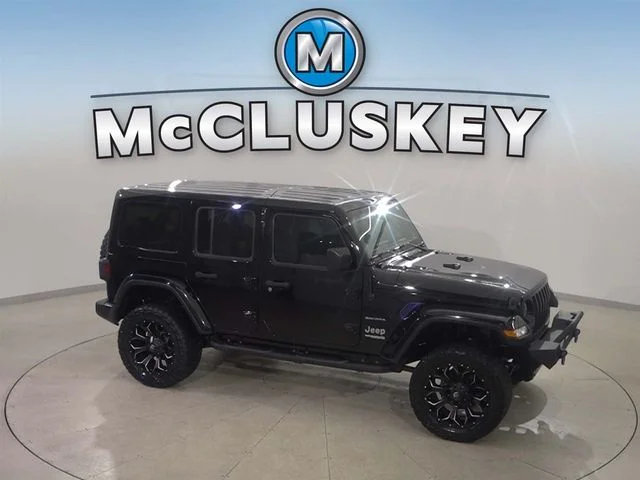 Used 2018 Black Jeep Unlimited Sahara image 26