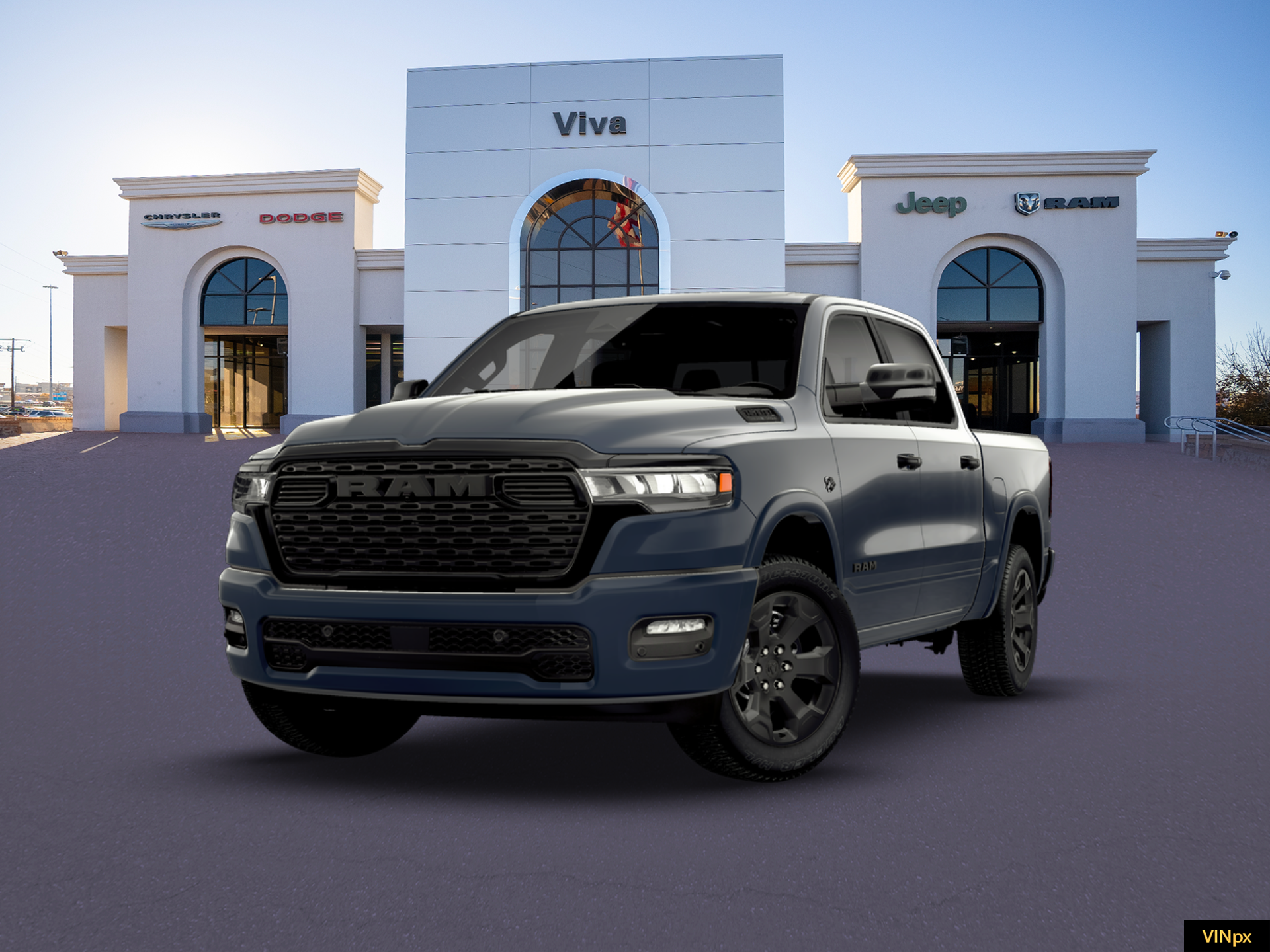 New 2026 Forged Blue Metallic Exterior Paint RAM Big Horn/Lone Star image 13