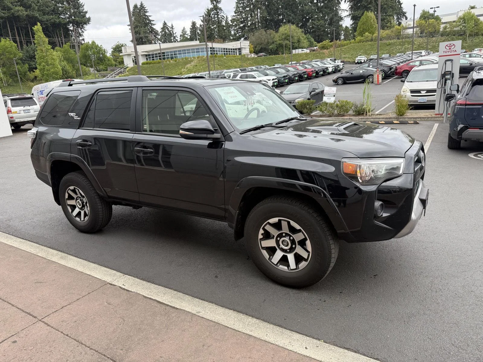 Used 2023 Midnight Black Metallic Toyota TRD Off Road Premium image 6
