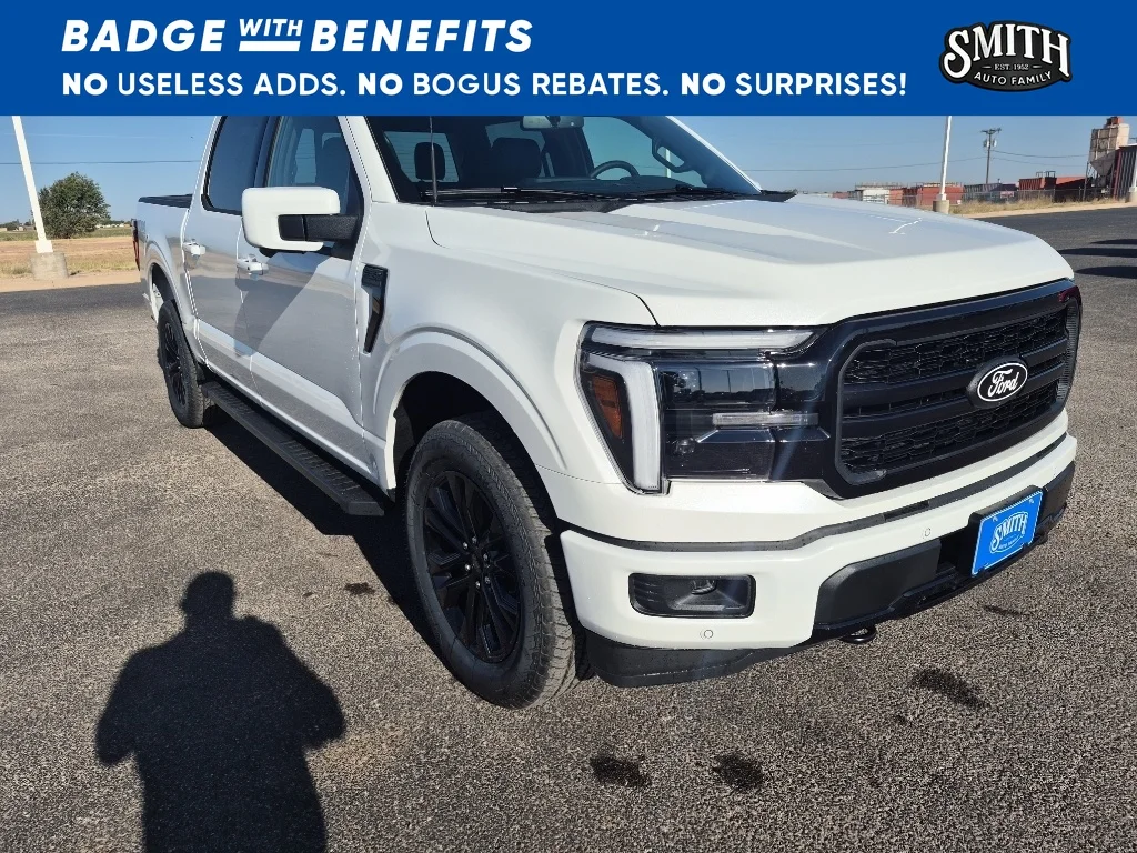 New 2026 Star White Metallic Tri-Coat Ford Lariat® image 8