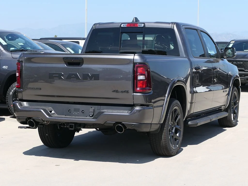 New 2026 Granite Crystal Metallic Clear Coat RAM Laramie Crew Cab 4x4 5