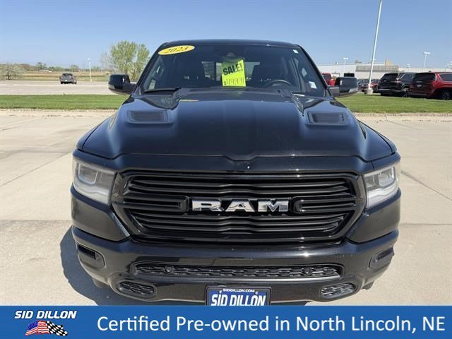 Used 2023 Diamond Black Crystal Pearlcoat Ram Laramie image 4