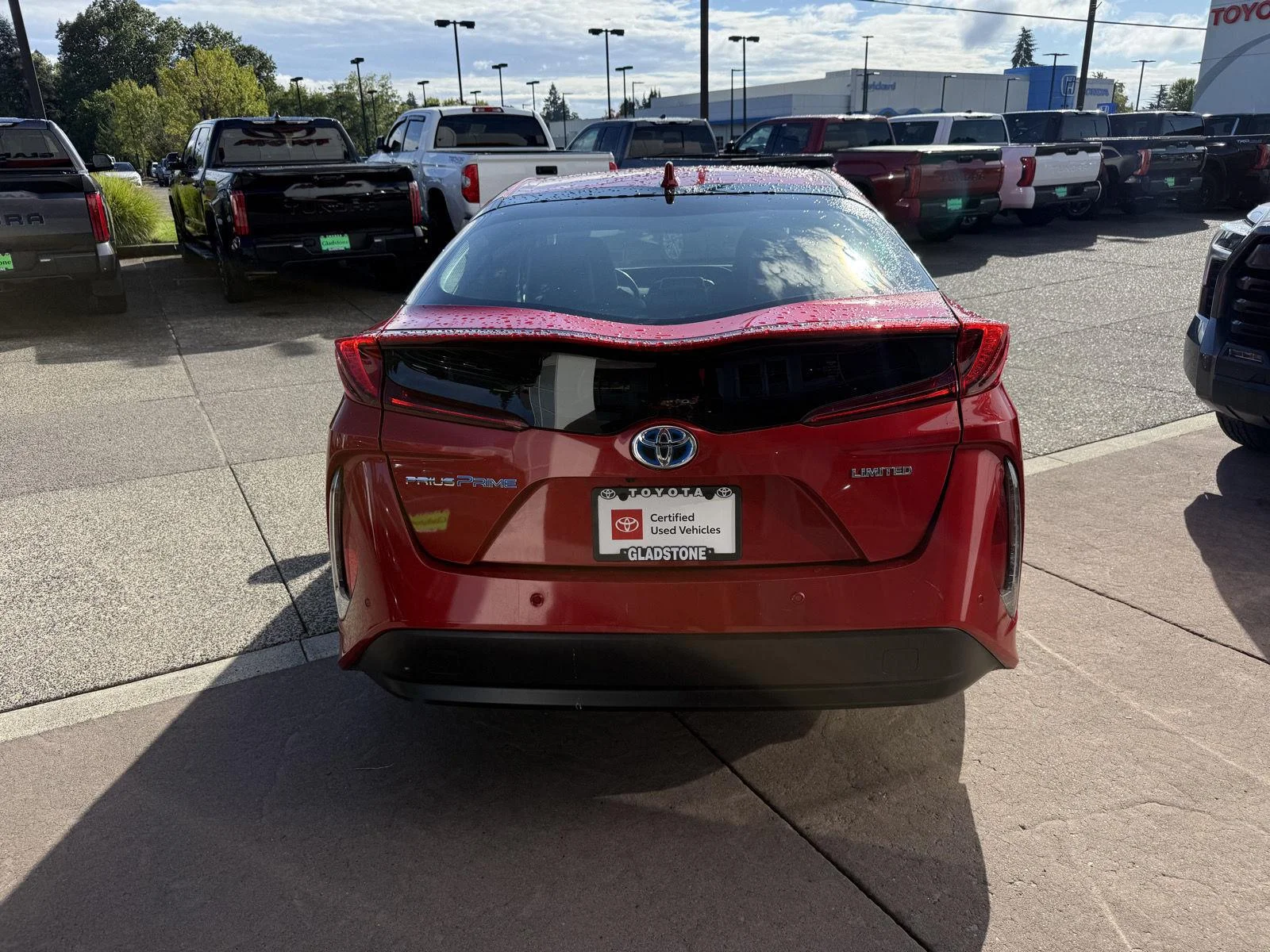 Used 2021 Supersonic Red Toyota Limited image 7
