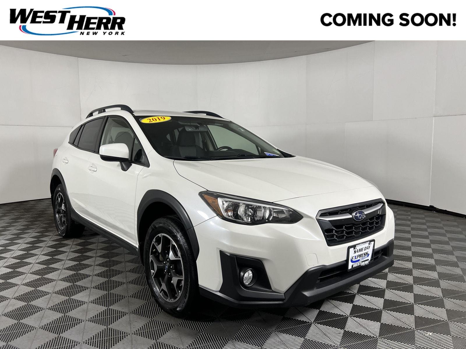 Used 2019 Crystal White Pearl Subaru Premium image 1
