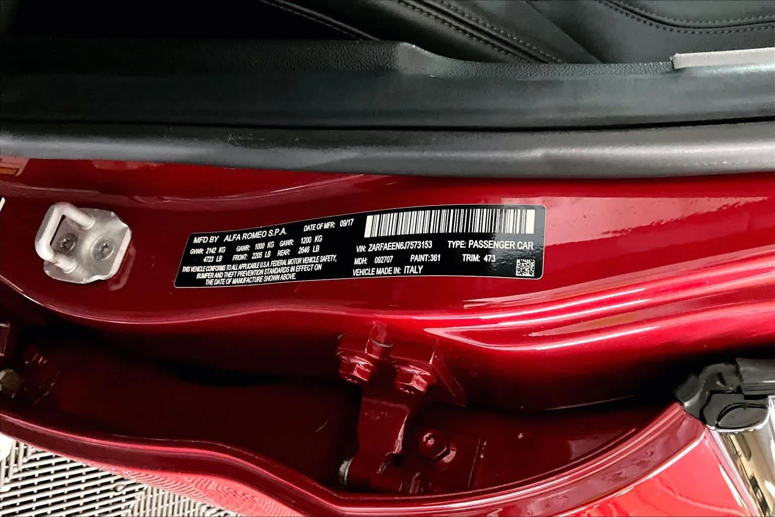 Used 2018 Alfa Rosso Alfa Romeo Ti Sport image 31