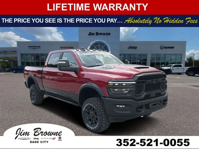 New 2026 Molten Red Pearl-Coat Exterior Paint RAM Power Wagon image 1