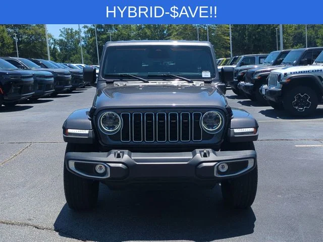 Used 2025 Gray Jeep Sahara 4xe image 8
