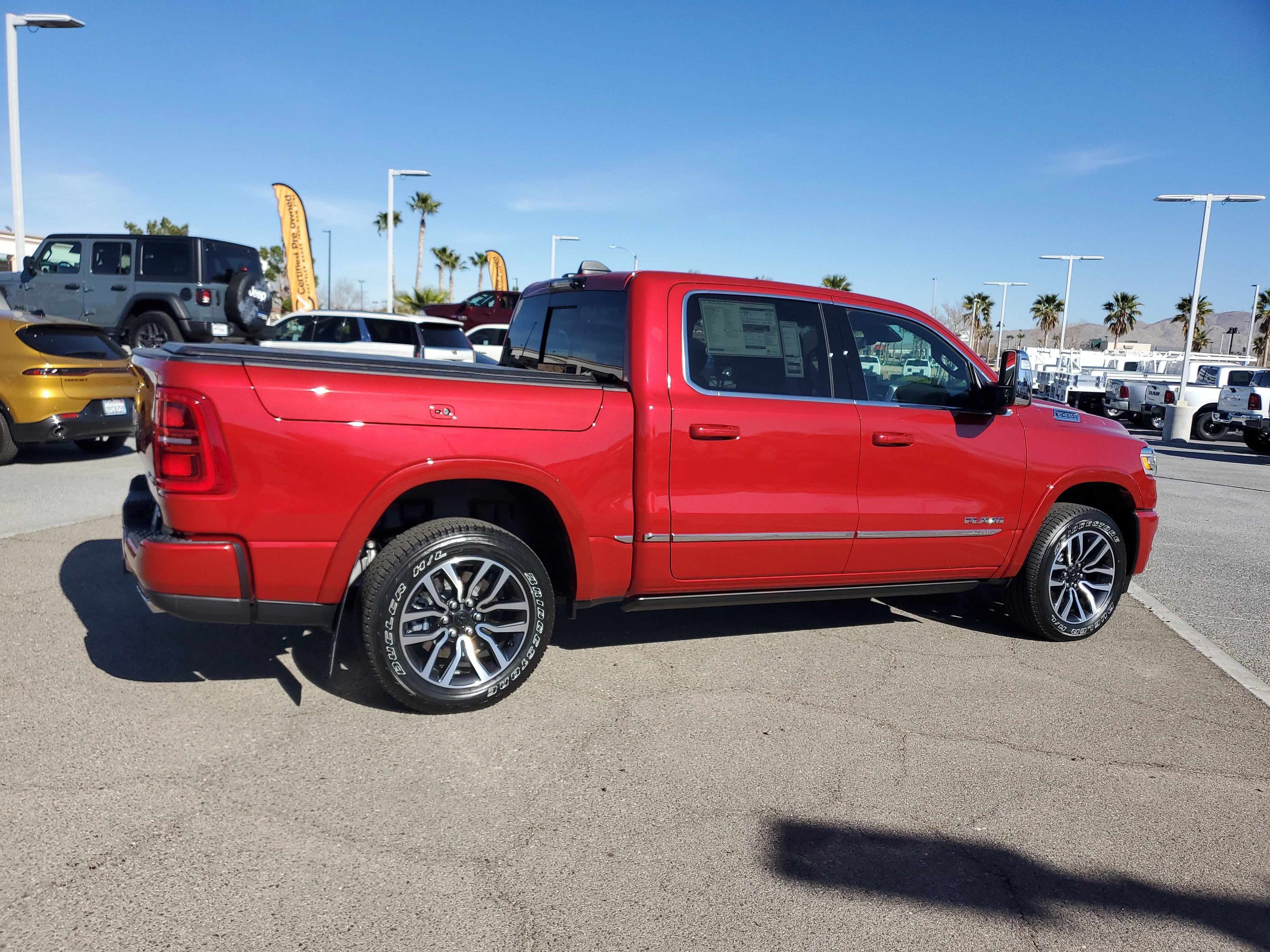 New 2026 Molten Red Pearlcoat RAM Limited image 3