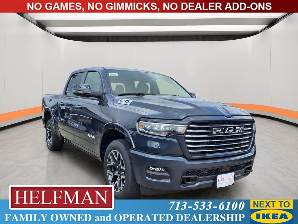 New 2026 Forged Blue Metallic Exterior Paint RAM Laramie image 1