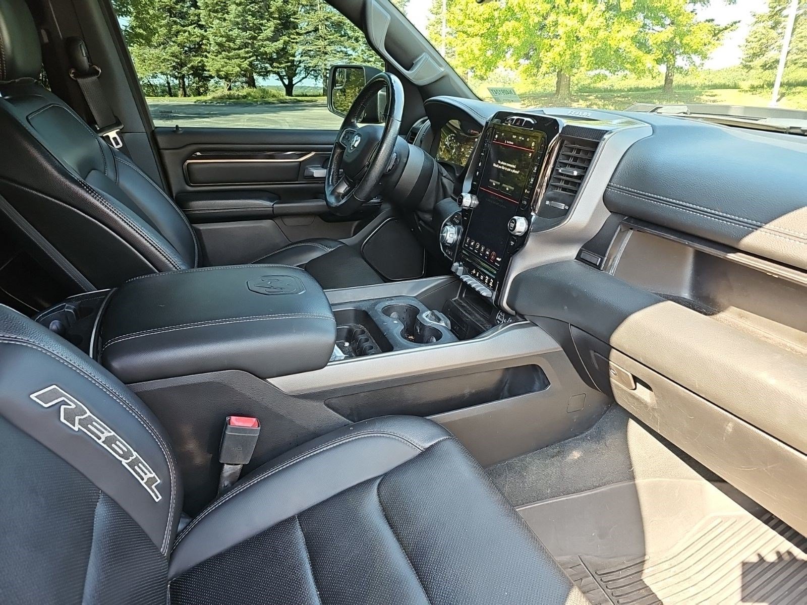 Used 2020 Diamond Black Crystal Pearlcoat Ram Rebel image 9