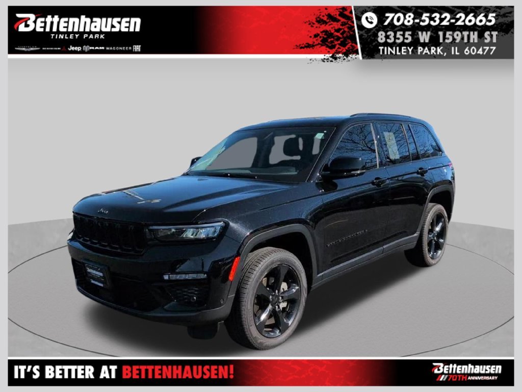 Certified Used 2023 Diamond Black Jeep Limited image 1