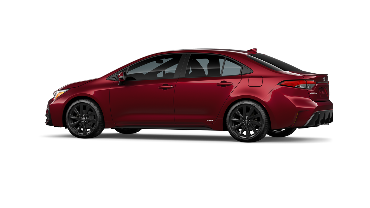 New 2026 Ruby Flare Pearl Toyota Hybrid SE image 5