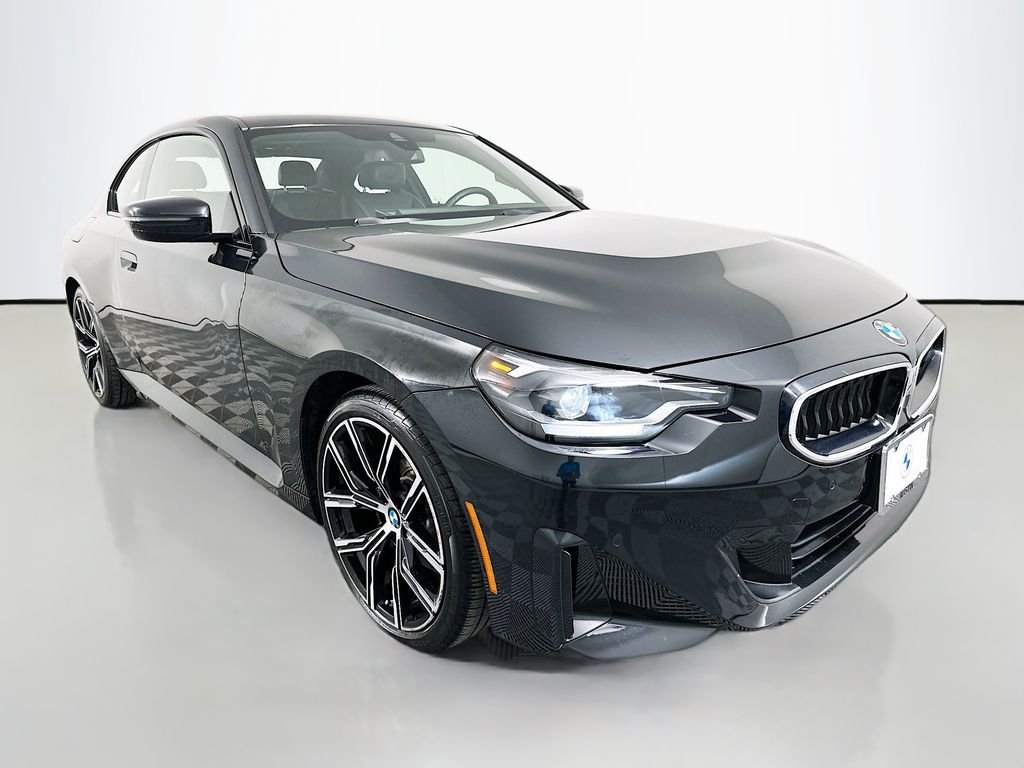 Certified Used 2023 Black Sapphire Metallic BMW 230i xDrive image 3