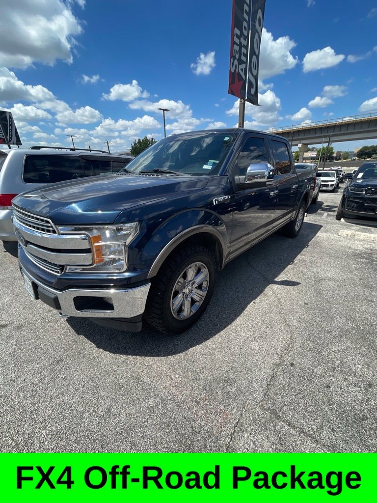 Used 2018 Blue Ford Lariat image 4
