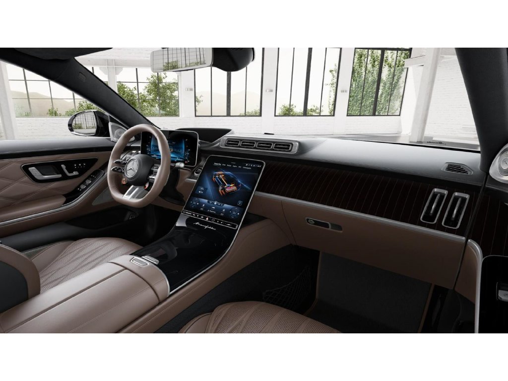 New 2026 MANUFAKTUR Moonlight White Metallic Mercedes-AMG AMG® S 63 E 4MATIC Sedan image 6