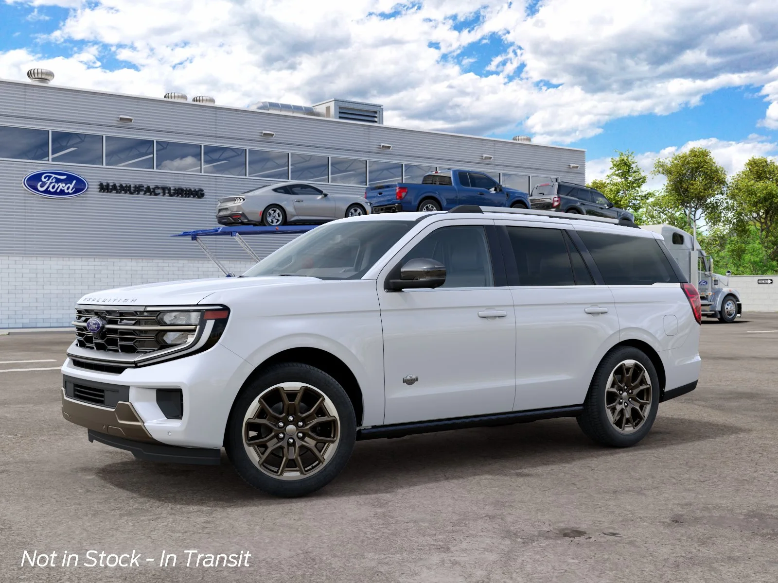 New 2027 Star White Metallic Tri-Coat Ford King Ranch image 1